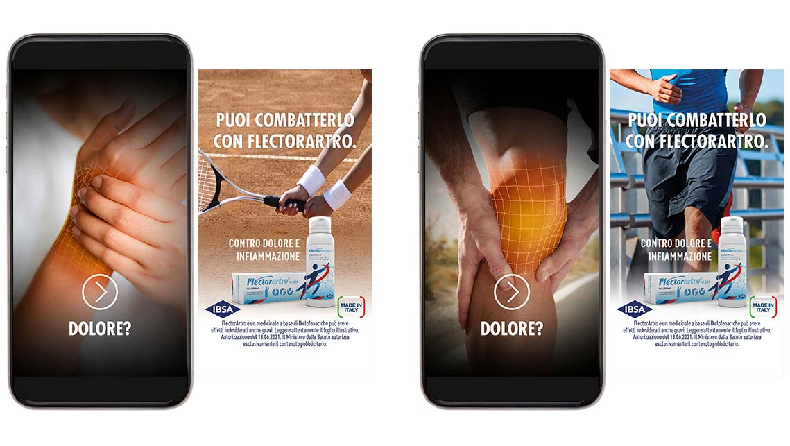 Instagram stories sponsorizzate per FlectorArtro