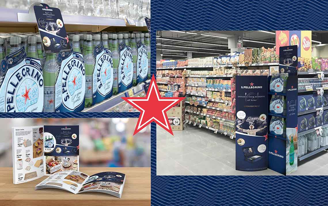 Dettaglio della consumer activation Sparkling Kit di San Pellegrino