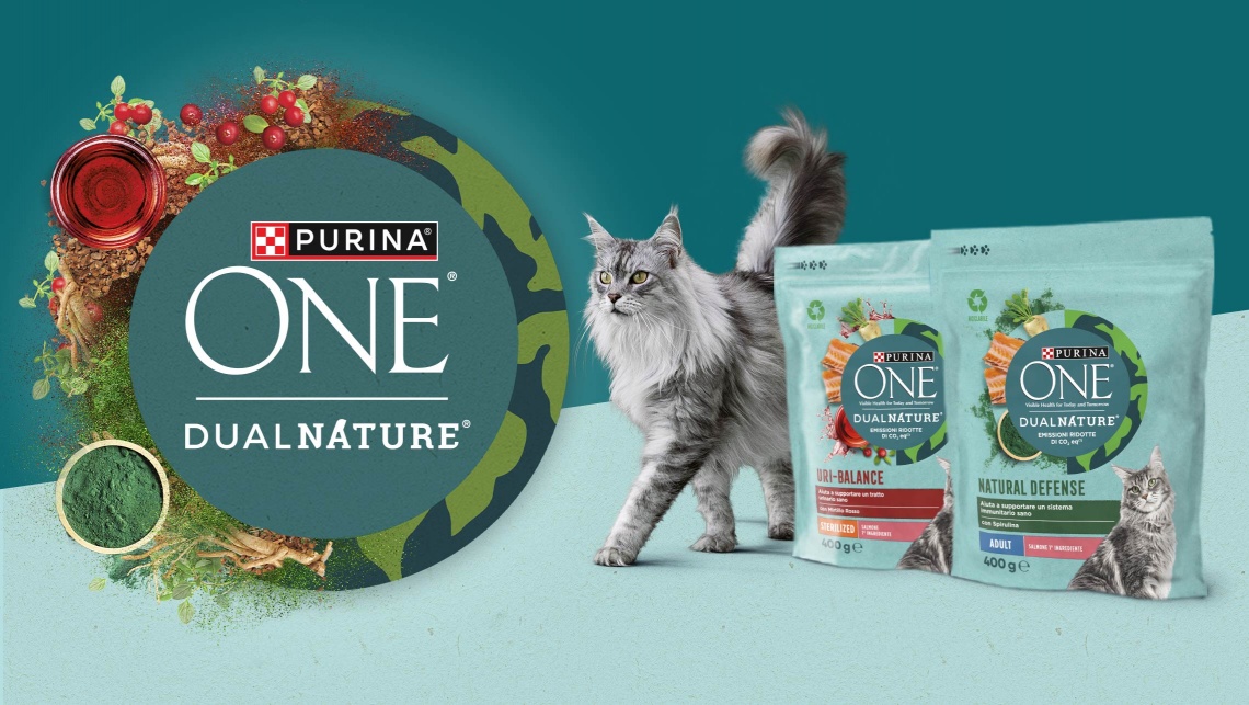 Il lanner interattivo per Purina One destinato a Mediaset, Sky e Discovery