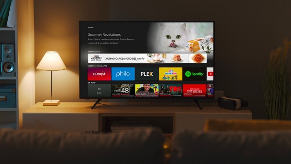 La comunicazione per Gourmet destinata al canale Fire TV