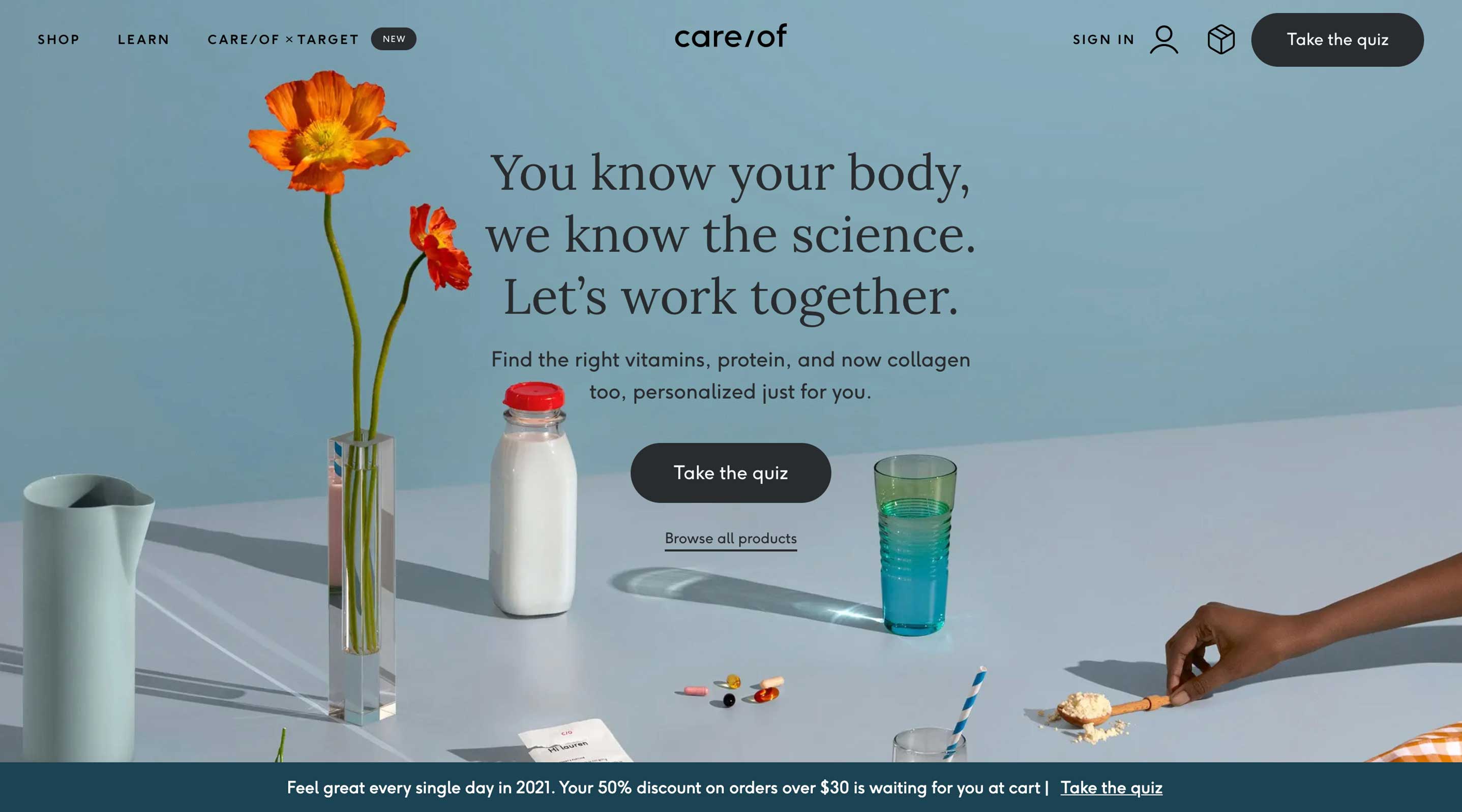 Takecareof.com, il sito per creare una dieta personalizzata