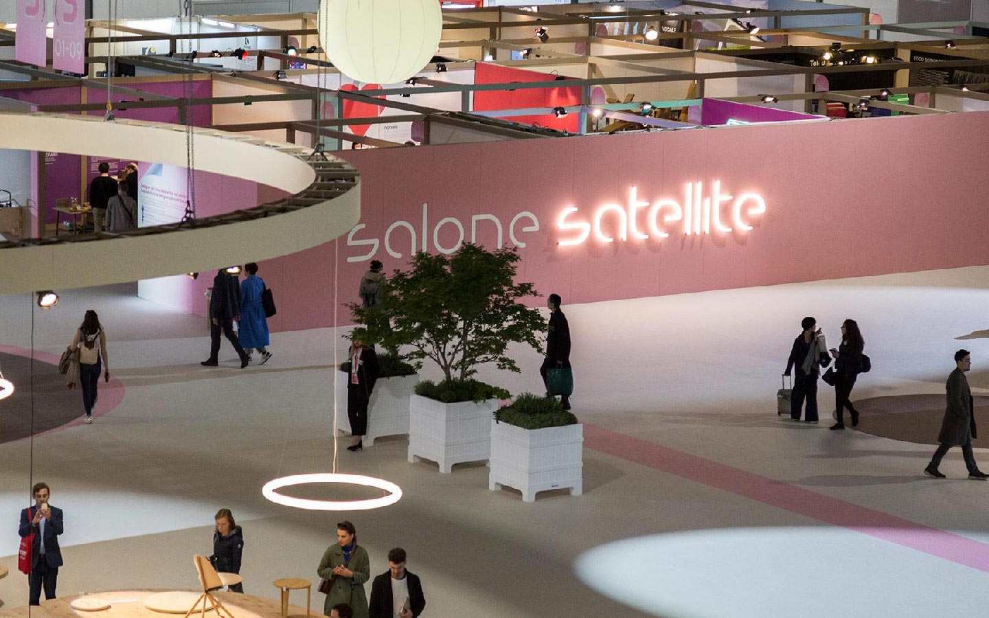 Lo spazio espositivo SaloneSatellite