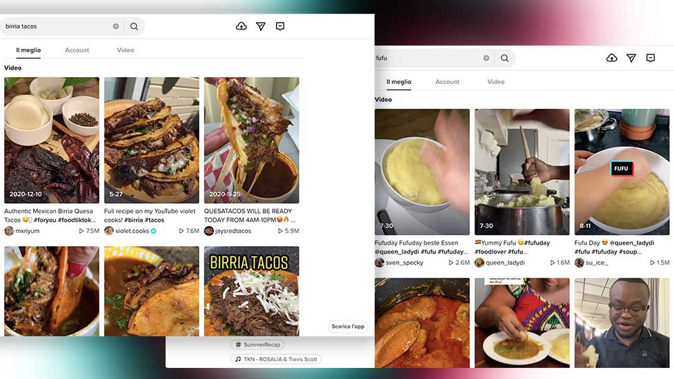 I food trend di TikTok: birria tacos e fufu