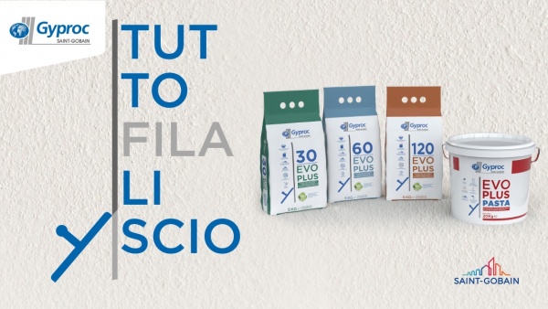 Repackaging di ATC – All Things Communicate per la gamma di stucchi di Saint-Gobain Italia a marchio Gyproc