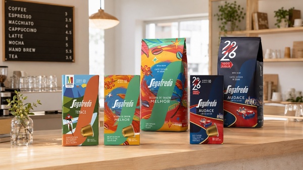 I packaging delle tre limited edition Segafredo Melhor, Audace e Tenace, realizzate da ATC