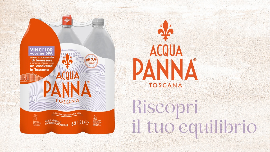 Riscopri il tuo equilibrio è la promo B2C di Acqua Panna del 2023 sviluppata con ATC – All Things Communicate