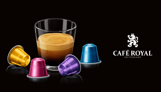 lancio b2b capsule alluminio Café Royal