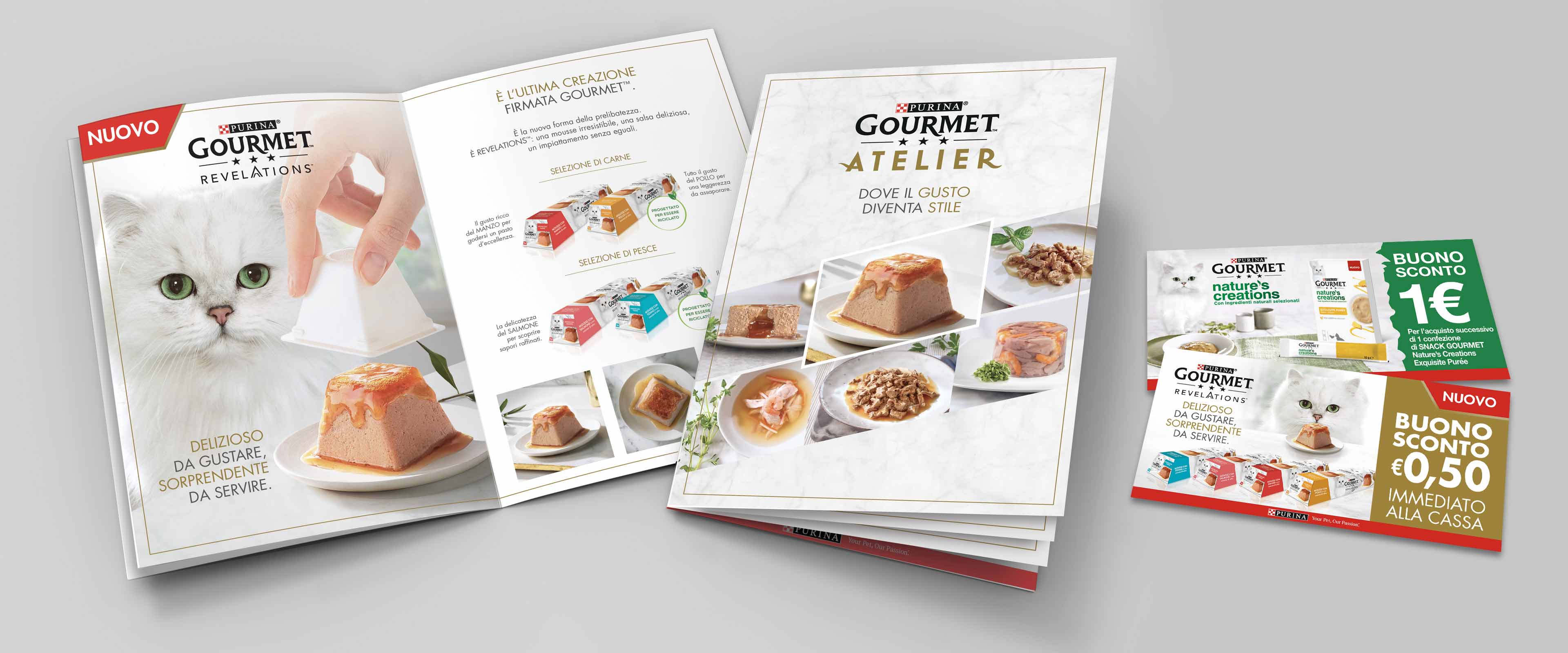 Brochure lancio Gourmet Atelier