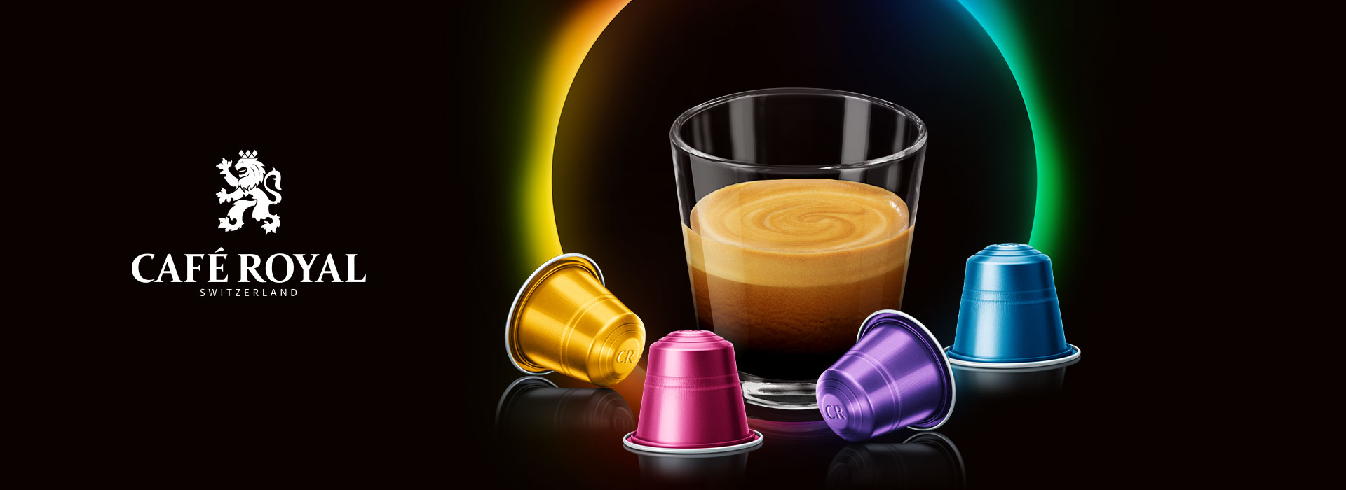 strumenti di comunicazione b2b lancio capsule alluminio Café Royal