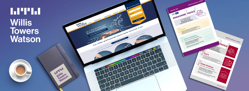 UX strategy, Customer Journey Mapping, Web Design & Digital per Willis Towers Watson
