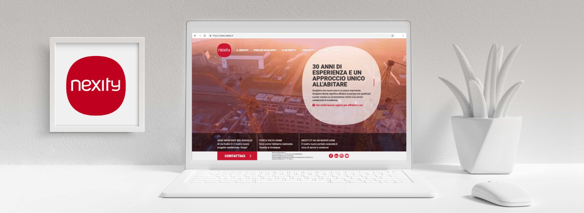 Nexity.it importante player settore immobiliare si affida ad ATC per brand idenity online