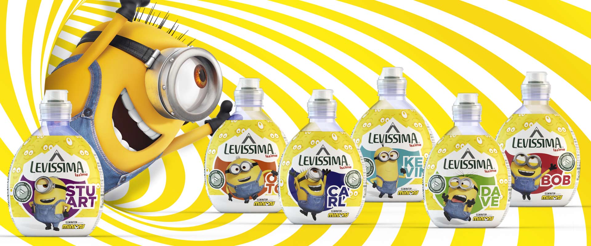 ATC crea per Levissima Issima la special edition Minions