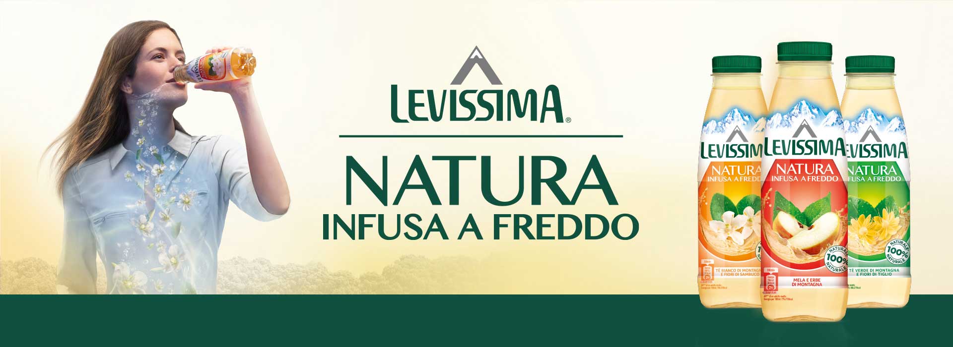 la nuova linea di acque aromatizzate healthy di Levissima