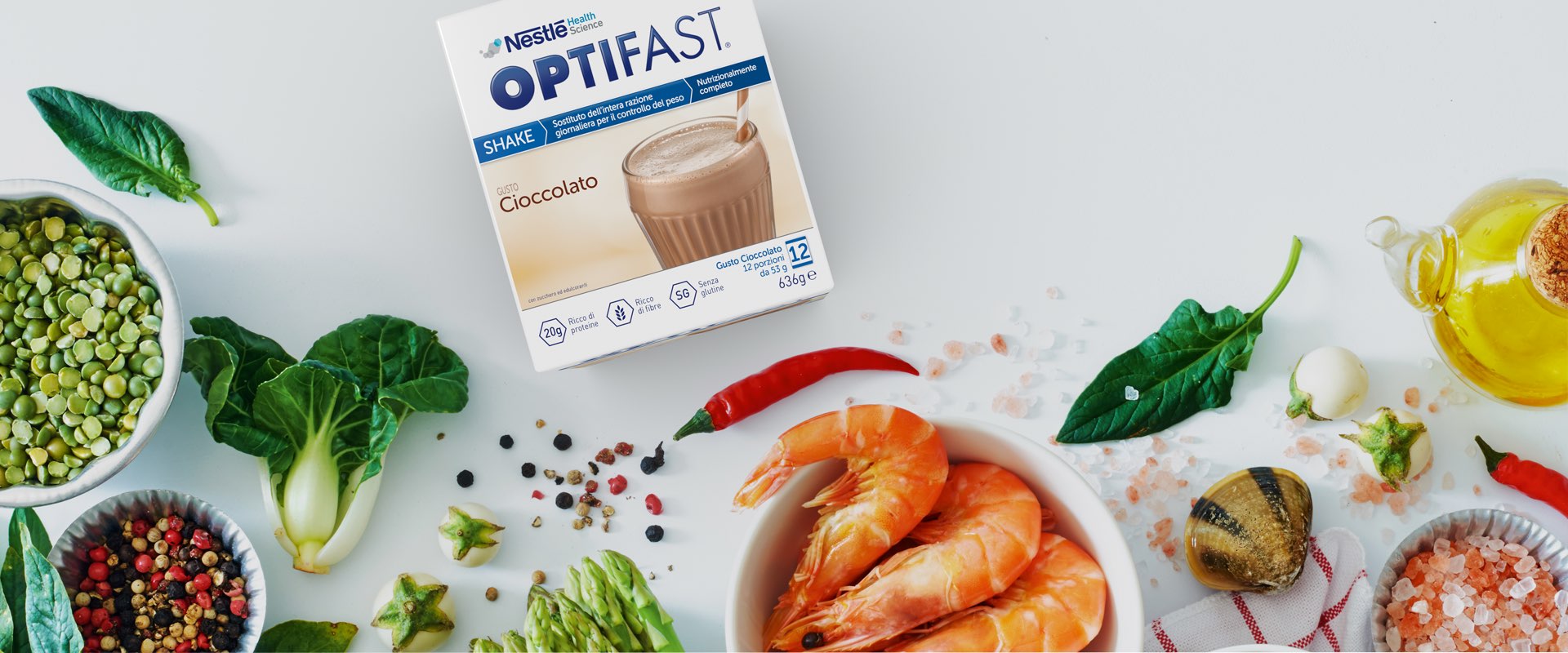 Pasto sostitutivo dimagrante Optifast gusto cioccolato