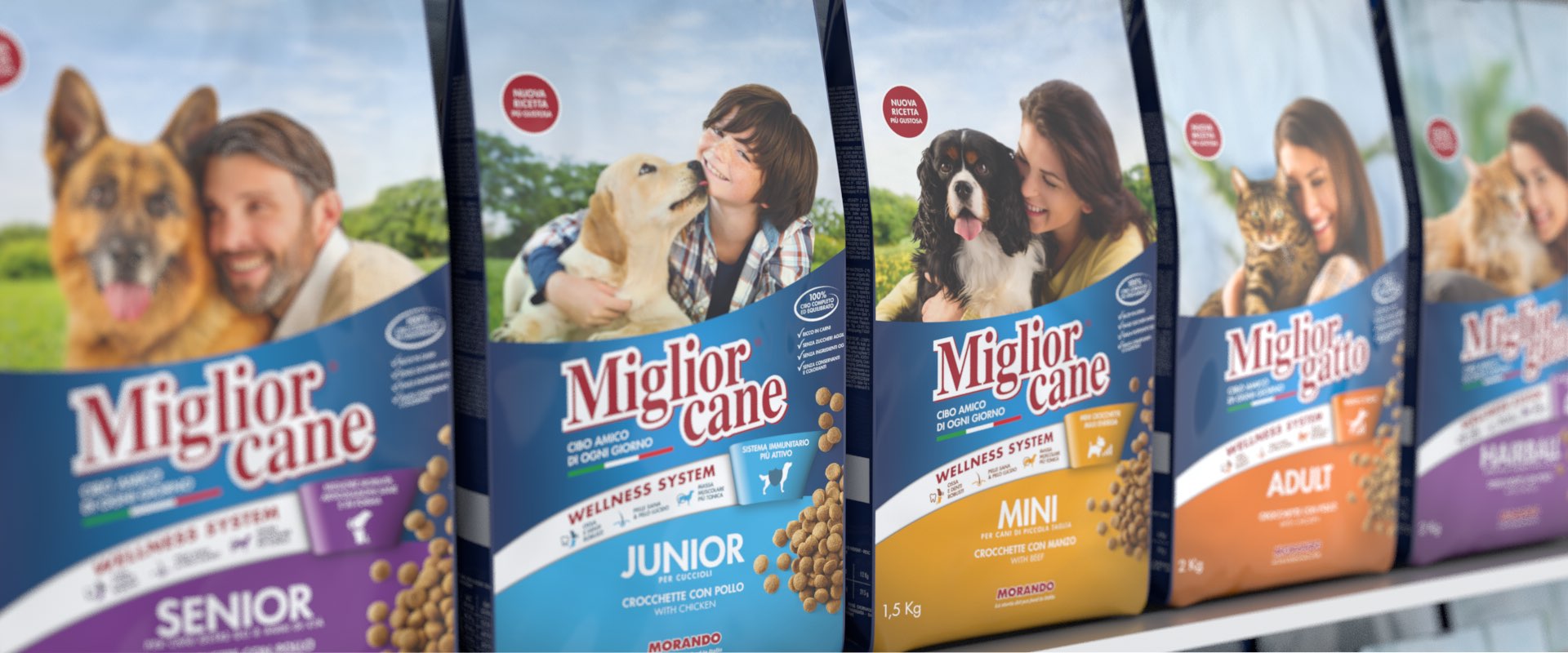 Il rilancio dei brand MigliorGatto e MigliorCane