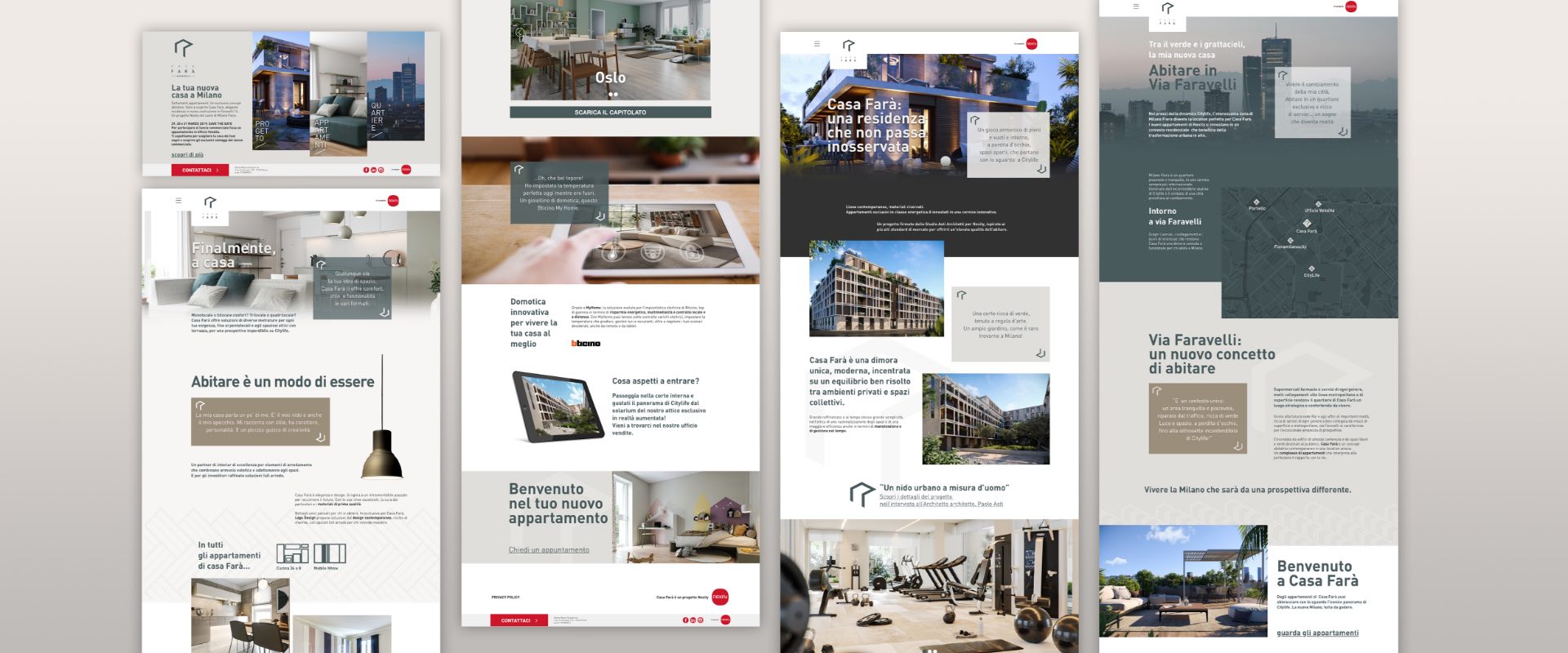 casa-fara.it è il mini website del gruppo del real estate Nexity Italia