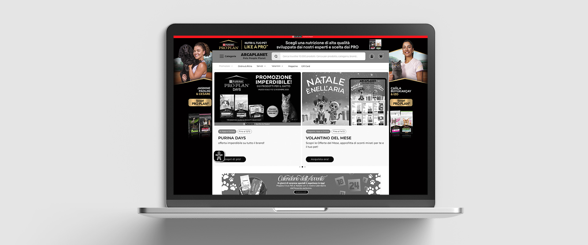 Tanti gli digital studiati da ATC per Purina® PRO PLAN® nell'amplification del progetto Like a PRO™