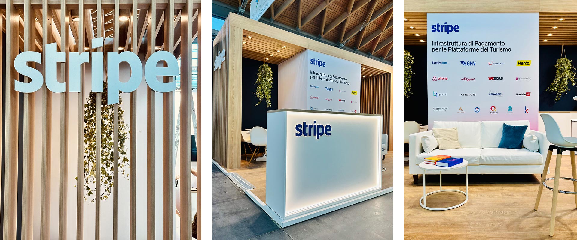 Foto dello stand progettato da ATC per il TTG Travel Experience 2025